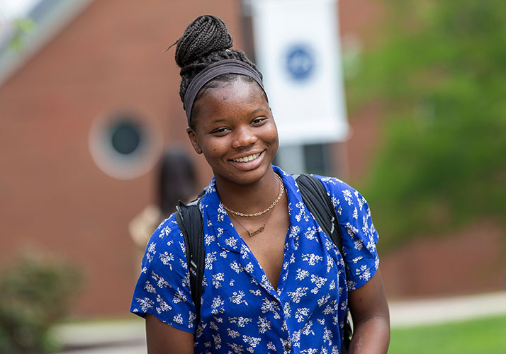 Photo of a happy student. Links to Gifts That Protect Your Assets